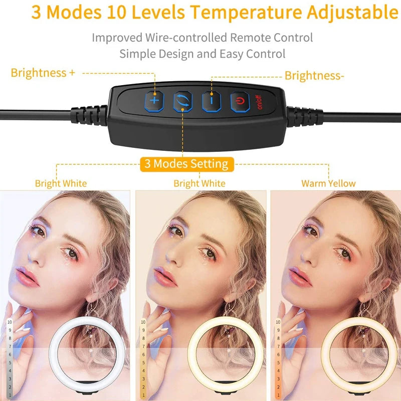 10 Inch Dimmable LED Ring Light