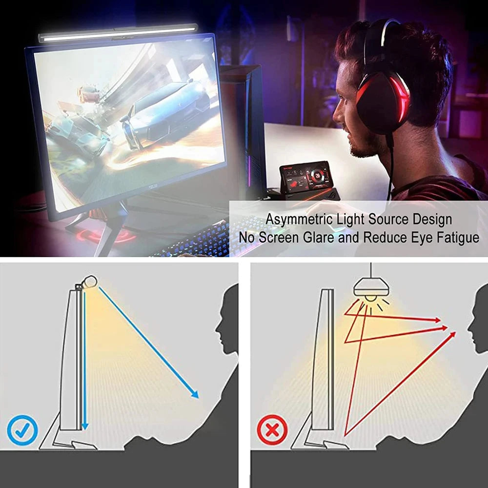 RGB LED Desk Lamp with Eye-Caring