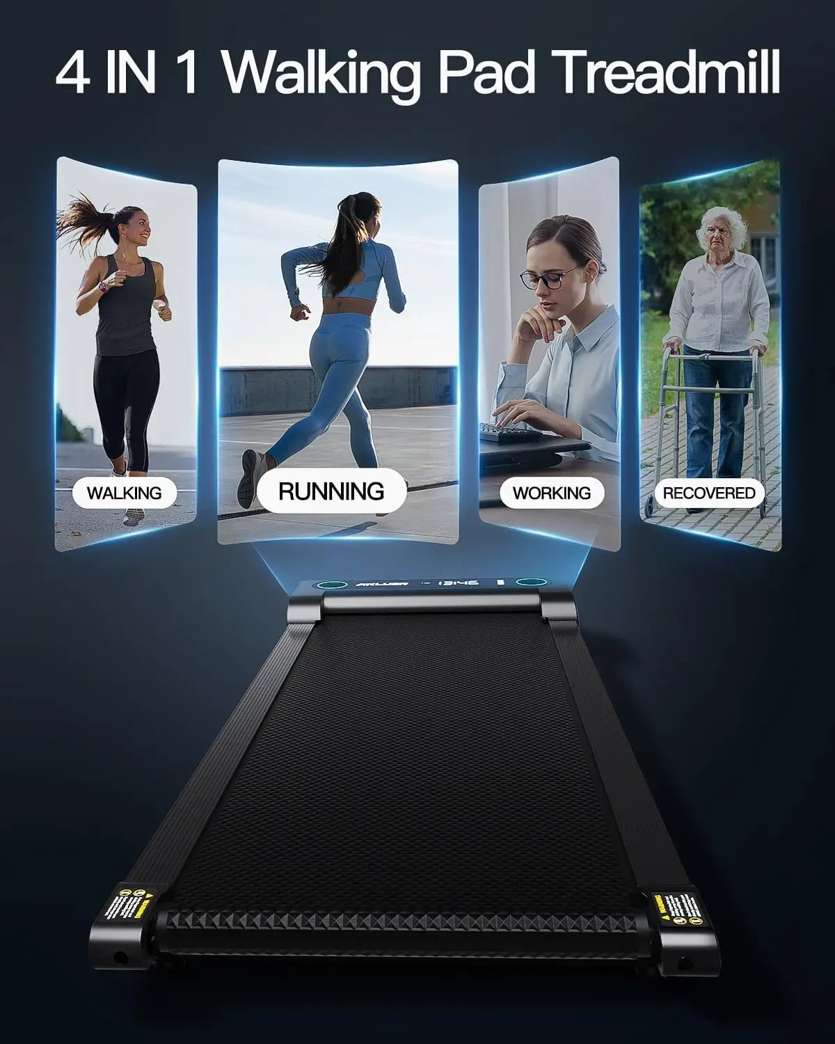 High Quality 4-in-1 Walking Pad Treadmill