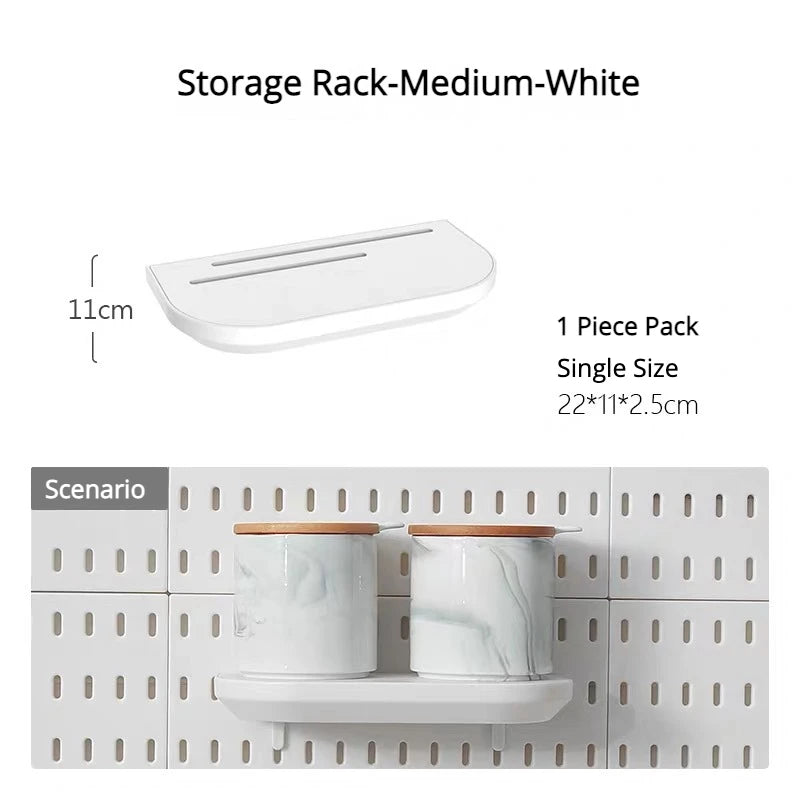 Hanging Shelf & Storage Hooks Organizer