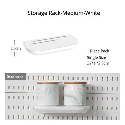 Hanging Shelf & Storage Hooks Organizer