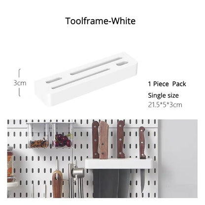 Hanging Shelf & Storage Hooks Organizer