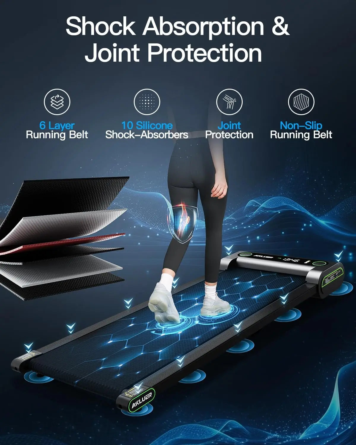 High Quality 4-in-1 Walking Pad Treadmill