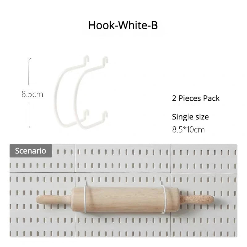 Hanging Shelf & Storage Hooks Organizer