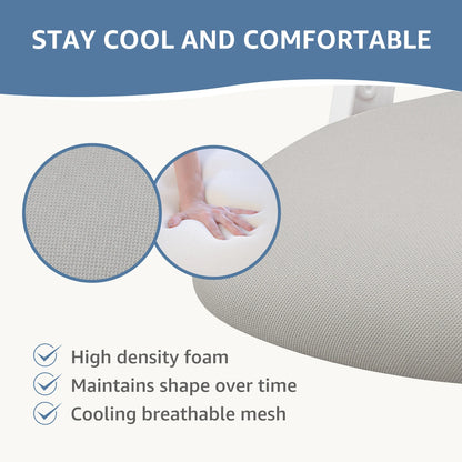 Office Chair with Headrest & Flip-up Arms