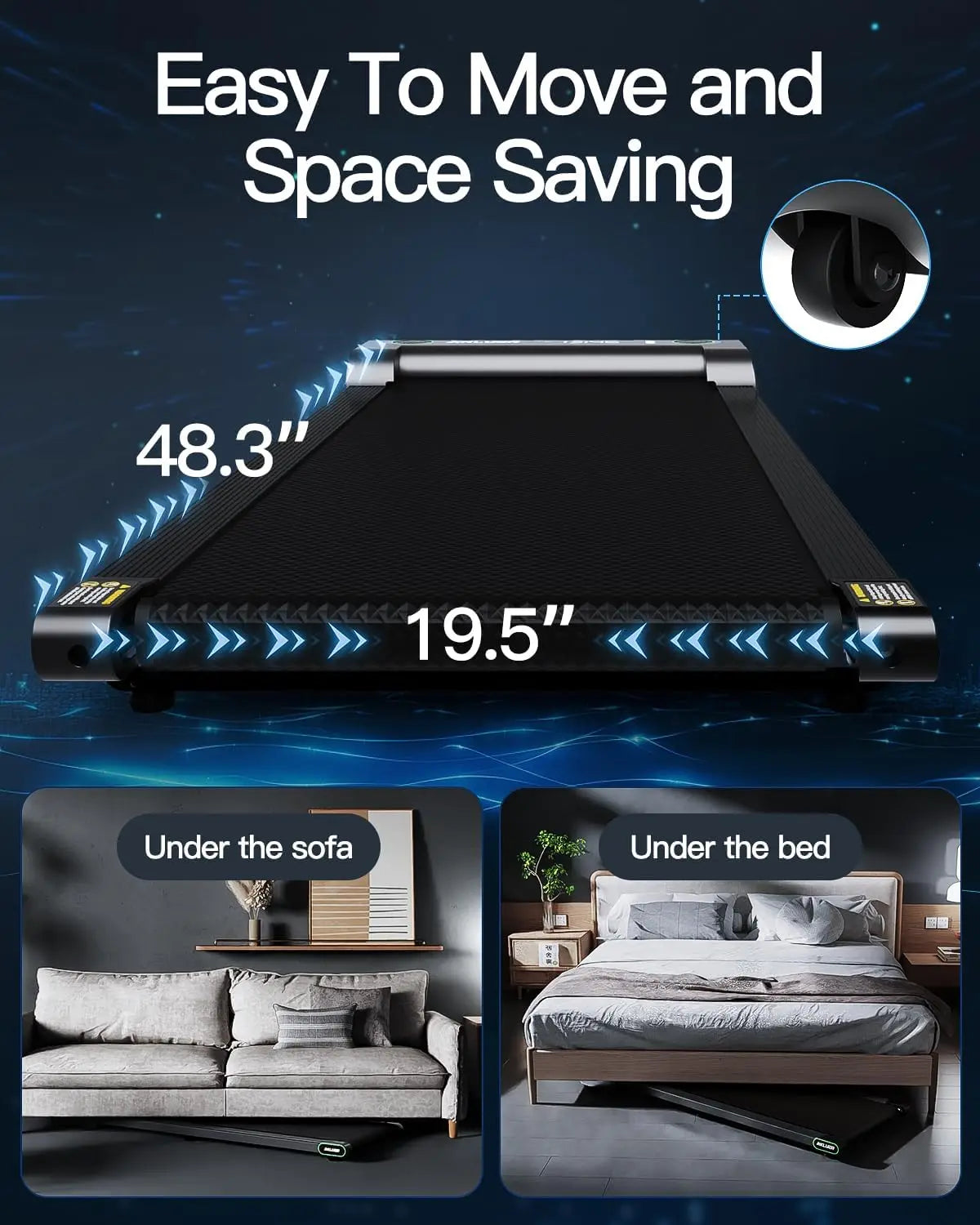 High Quality 4-in-1 Walking Pad Treadmill