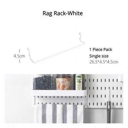 Hanging Shelf & Storage Hooks Organizer