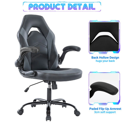 Ergonomic Gaming Office Chair with Armrests