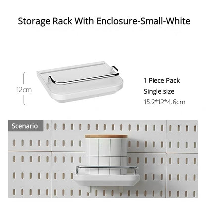 Hanging Shelf & Storage Hooks Organizer