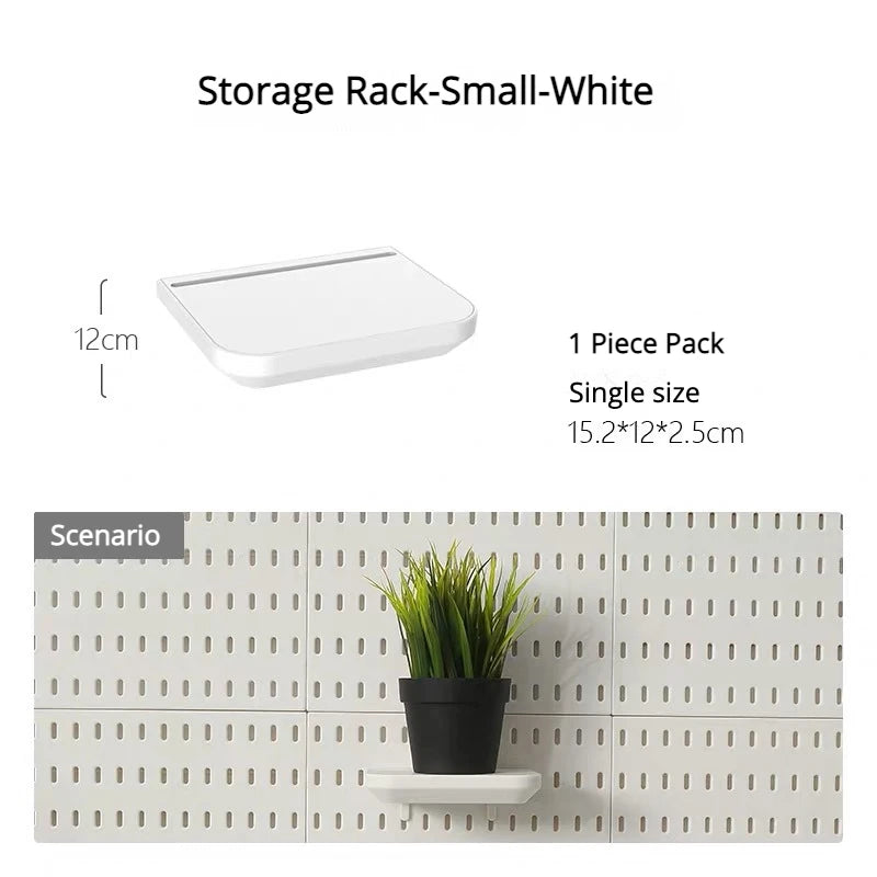 Hanging Shelf & Storage Hooks Organizer
