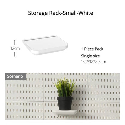 Hanging Shelf & Storage Hooks Organizer