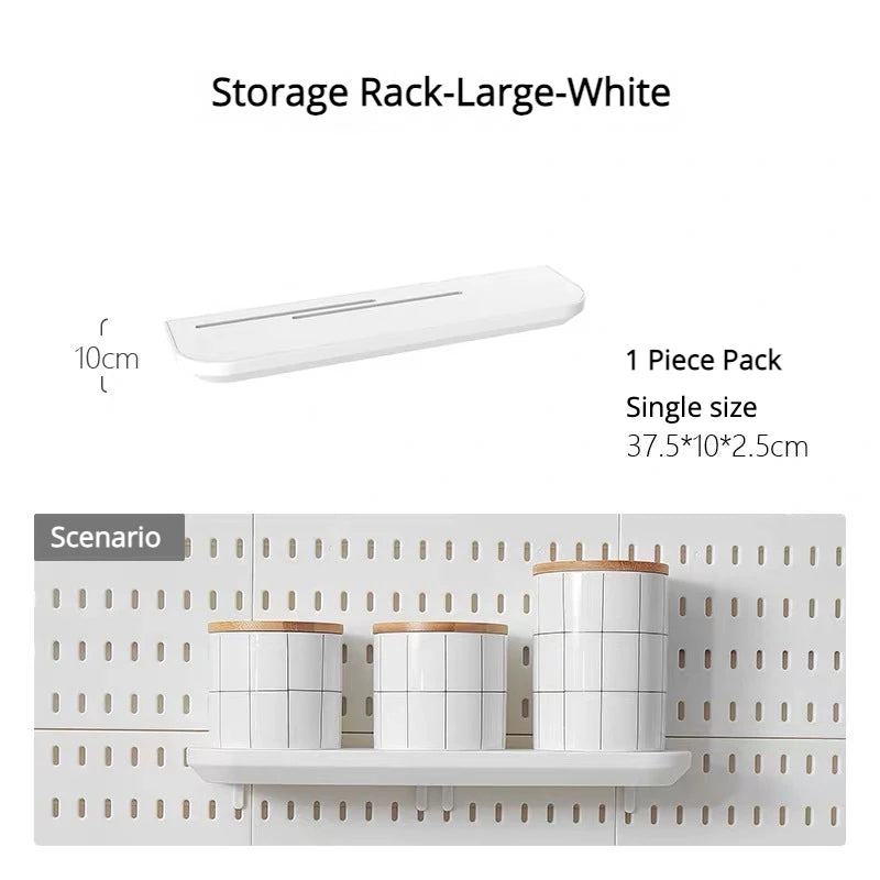 Hanging Shelf & Storage Hooks Organizer