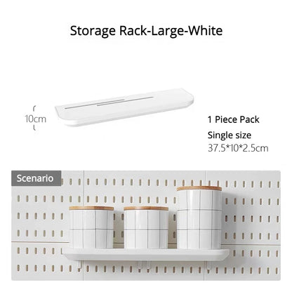 Hanging Shelf & Storage Hooks Organizer