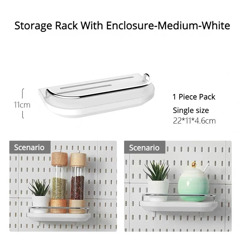 Hanging Shelf & Storage Hooks Organizer