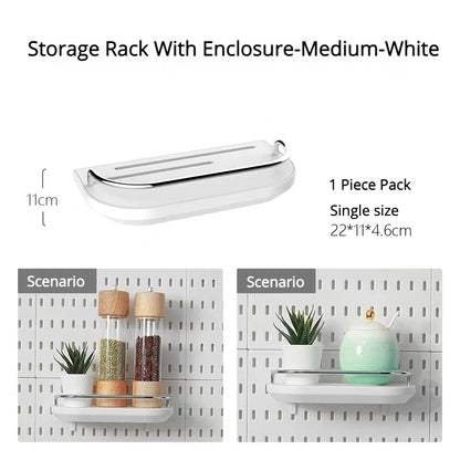 Hanging Shelf & Storage Hooks Organizer