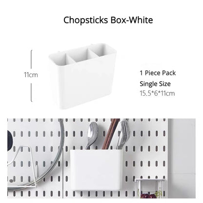 Hanging Shelf & Storage Hooks Organizer
