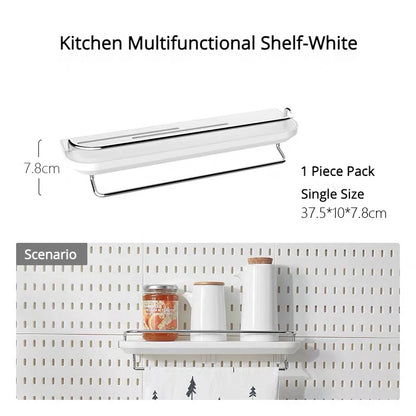Hanging Shelf & Storage Hooks Organizer