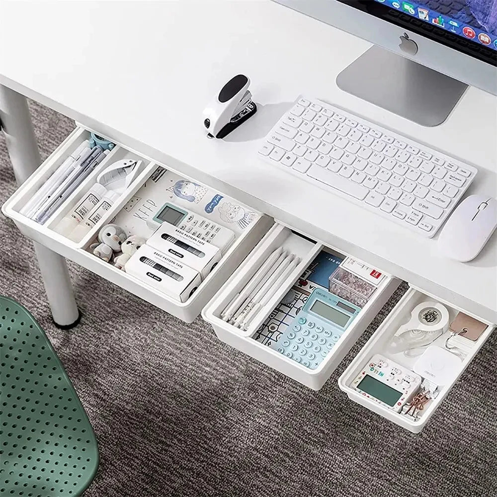 Self-Adhesive Hidden Storage Drawer