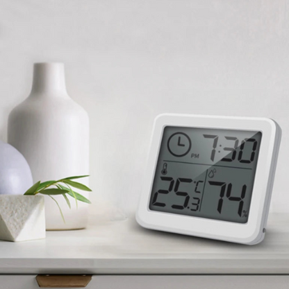 Digital Desk Clock with Temperature Display