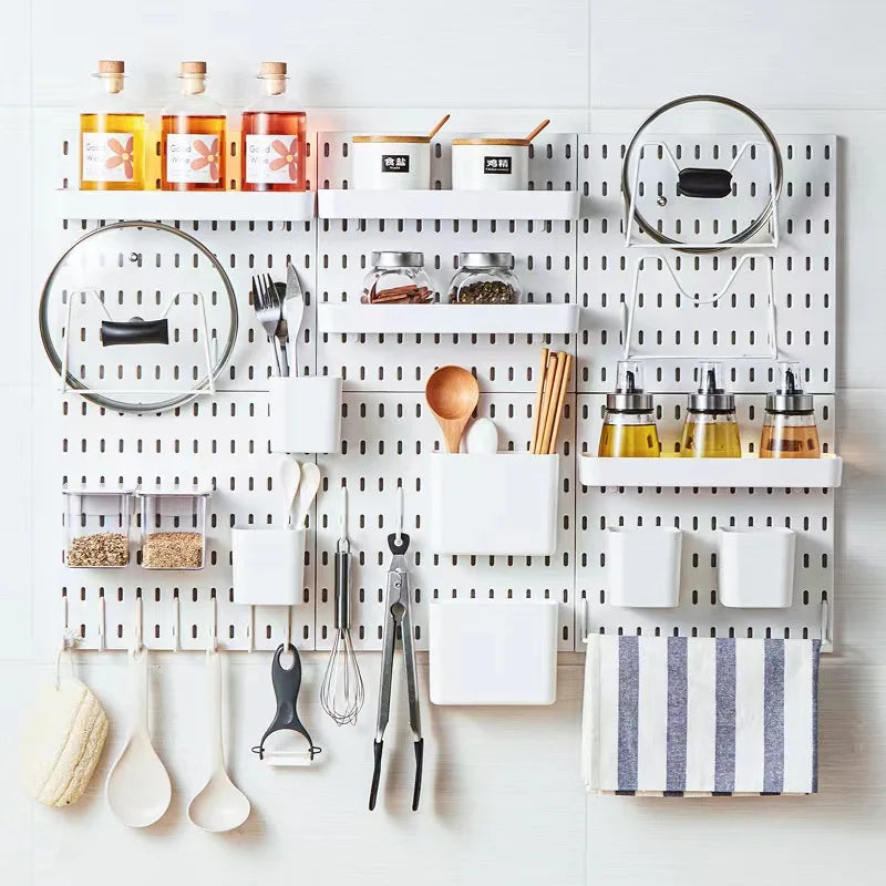 Hanging Shelf & Storage Hooks Organizer