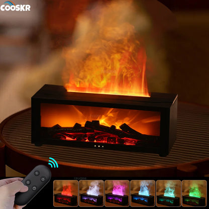 Flame Air Humidifier & Essential Oil Diffuser