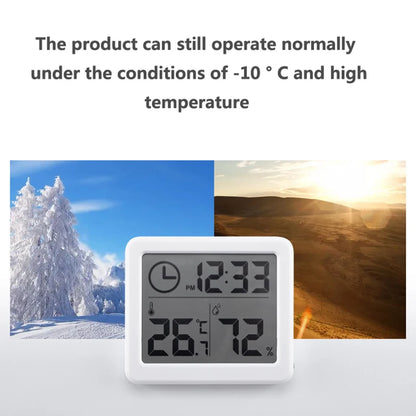 Digital Desk Clock with Temperature Display
