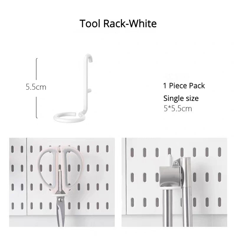 Hanging Shelf & Storage Hooks Organizer