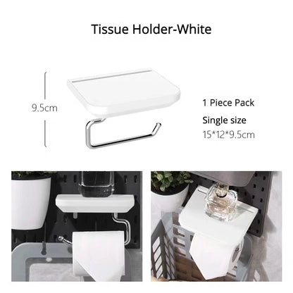 Hanging Shelf & Storage Hooks Organizer