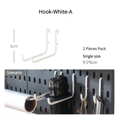 Hanging Shelf & Storage Hooks Organizer