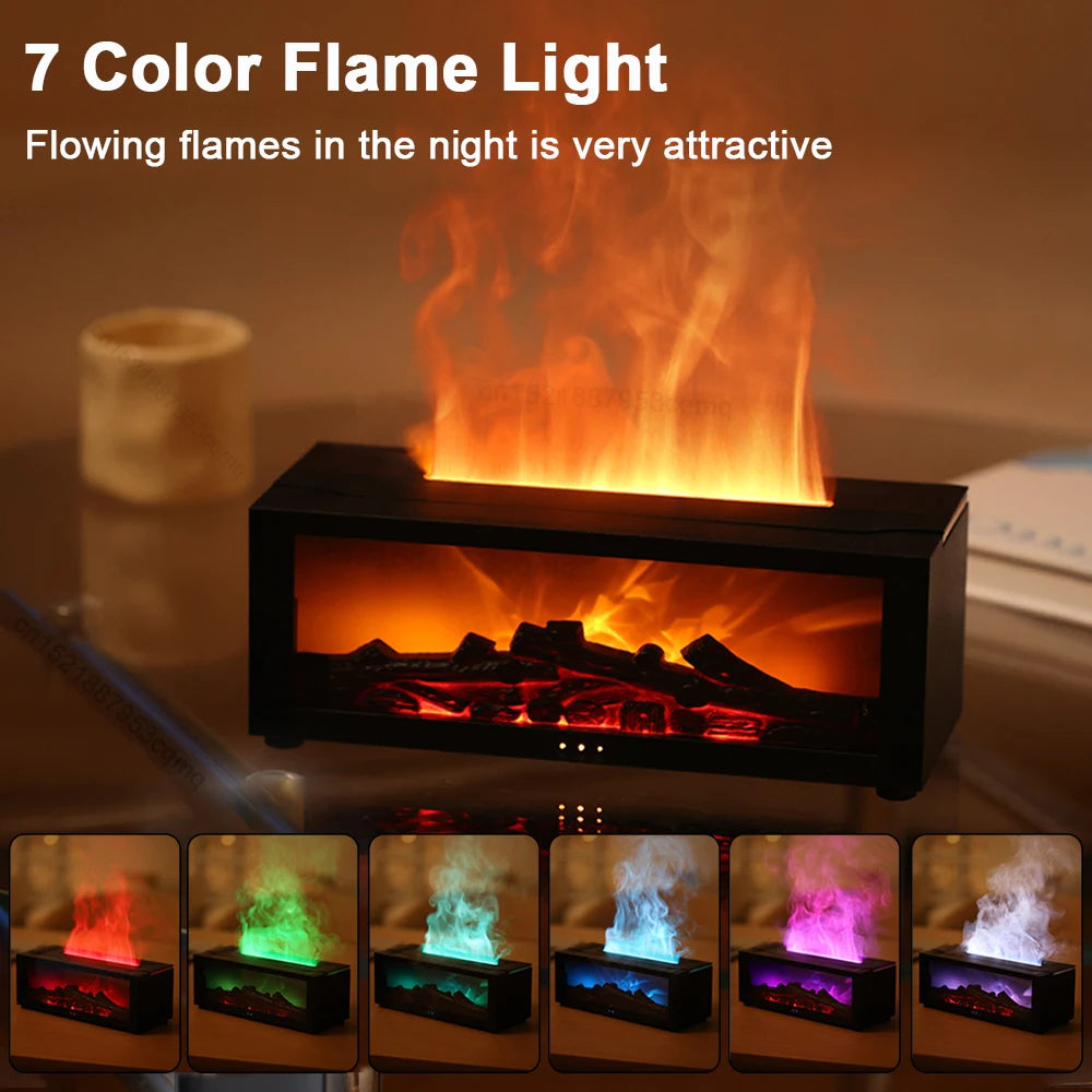 Flame Air Humidifier & Essential Oil Diffuser