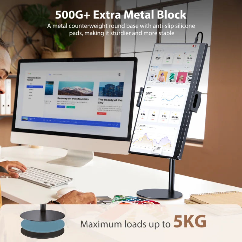 Adjustable Monitor & Tablet Stand