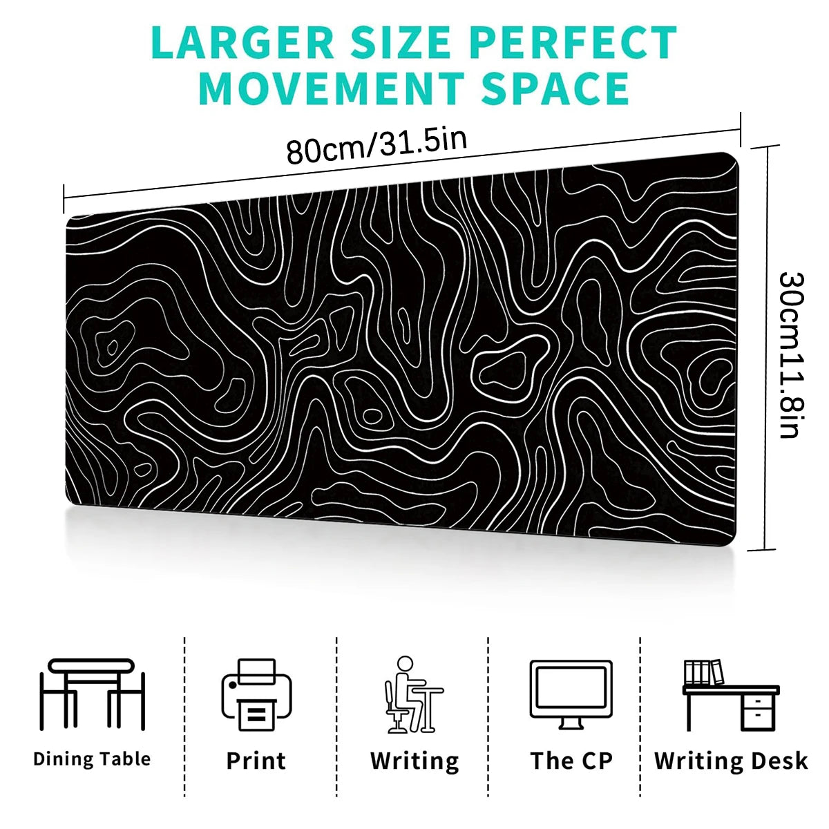 Large Gaming Mouse Pad 31.5 x 11.8in